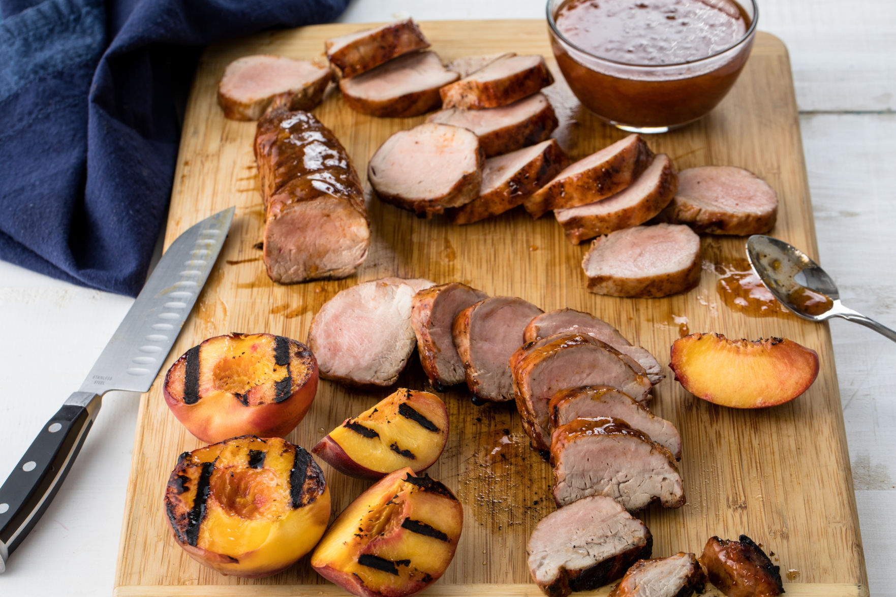Old Bay grilled pork tenderloin